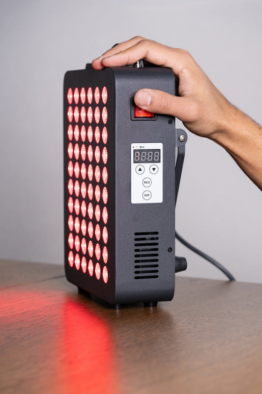 LuxRegena - Panneau de photothérapie rouge pour coureurs